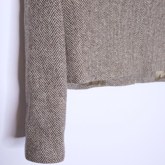 BA&SH Blanche Blazer Beige Cropped Long Sleeves Lady Jacket Women's 1/US 4 - Picture 12 of 15